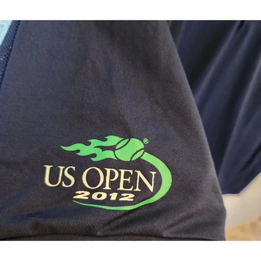 Polo‎ Ralph Lauren US OPEN 2012 Big Pony Snap Collar Navy Polo Shirt Size XL